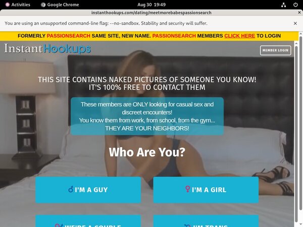 Account Instant Hookups Gratis