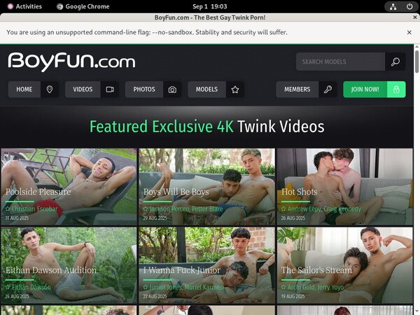 Boy Fun Trial Membership $1 Boy Fun Trial Membership $1