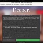Deeper.com Renew Membership