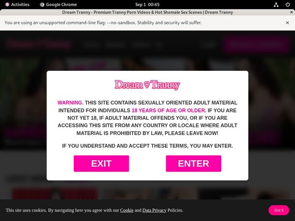 Dream Tranny Coupon