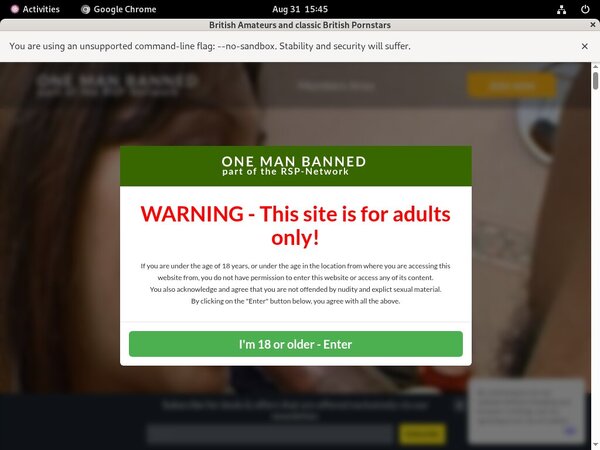 Free Account One Man Banned Free Account One Man Banned