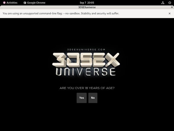 Free Password To 3D SexU Niverse