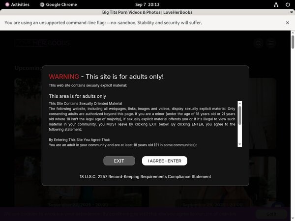 Free Trial Loveherboobs.com Login