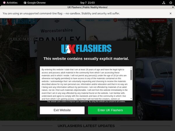 Get Free UK Flashers Account