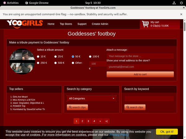 Goddessesfootboy Payment