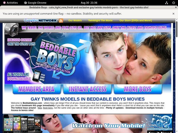 How To Get Beddableboys.com Free