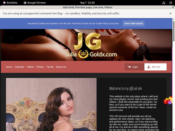 Join Julia Gold Paypal