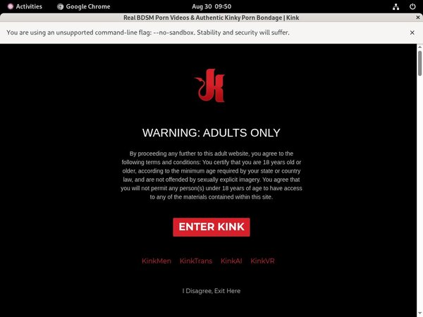 Kink Network Password