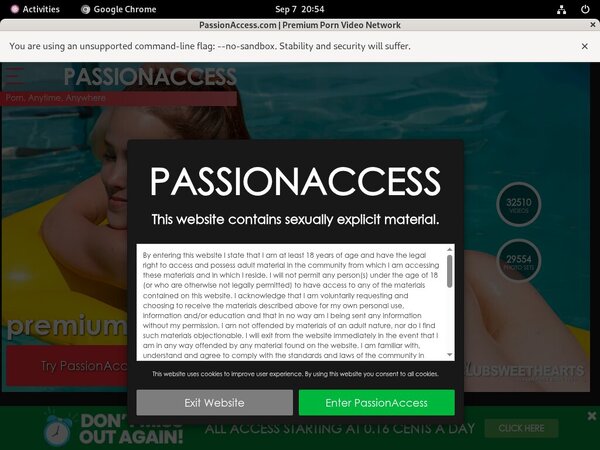 Passion Access Purchase