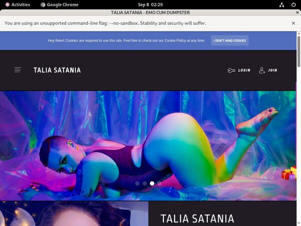 Taliasatania.modelcentro.com Account Online