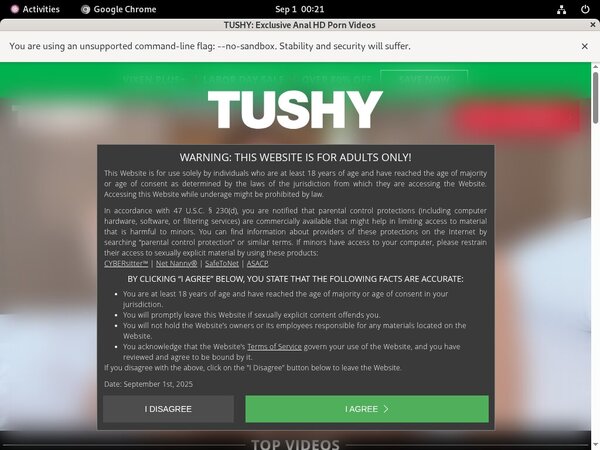 Tushy Register