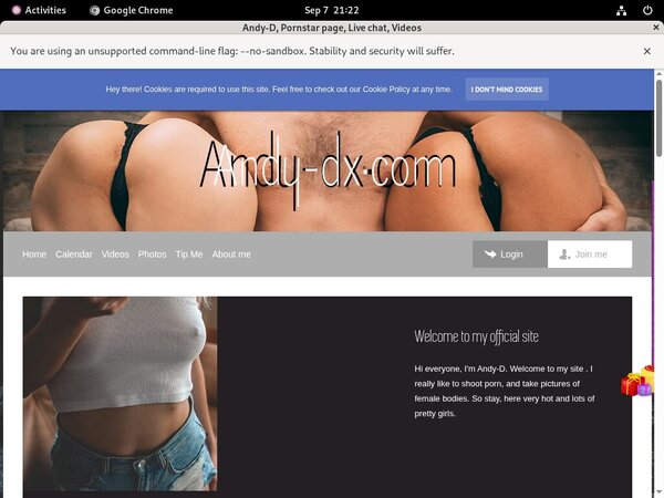 Andy-d.modelcentro.com Yearly Membership