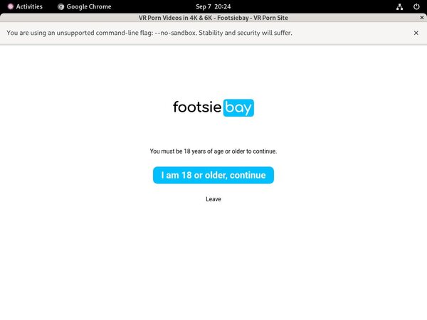 Footsiebay.com Full Sex