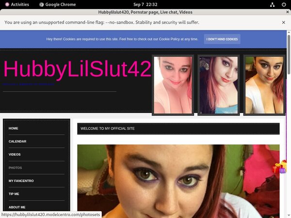 Hubbylilslut420.modelcentro.com Password And Login
