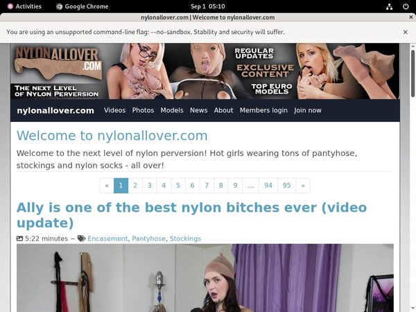 Nylonallover With Online Check