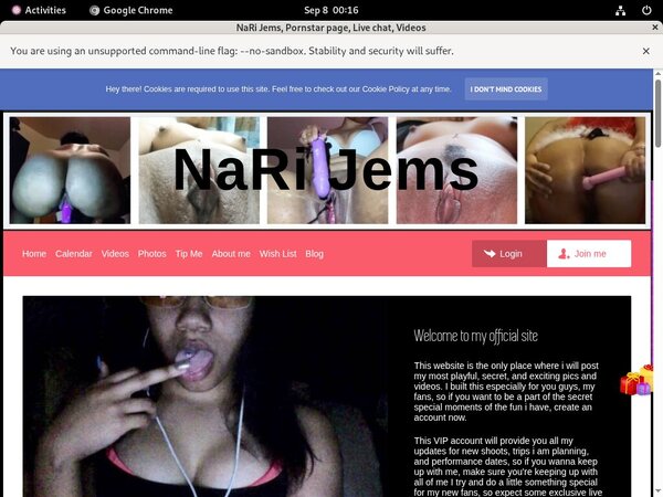 Username And Password For NaRi Jems