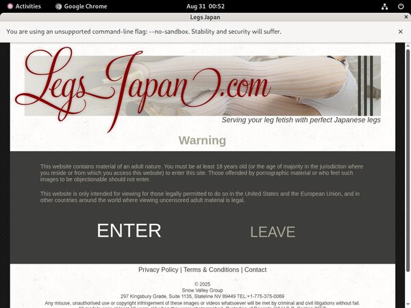 Legs Japan Paypal Deal